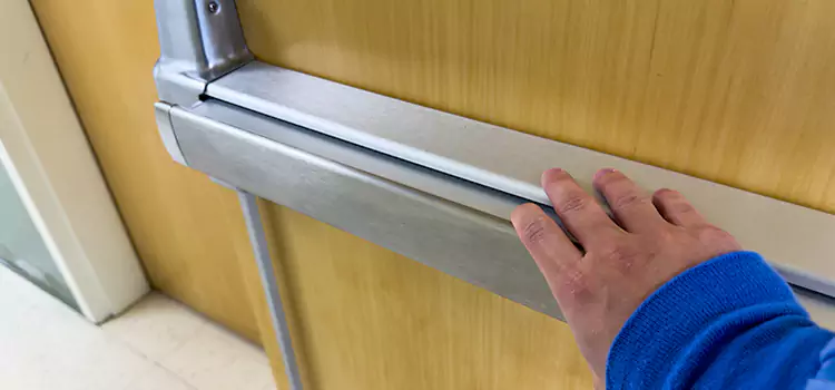 Installing a Push Bar on a Door Country Club Hills